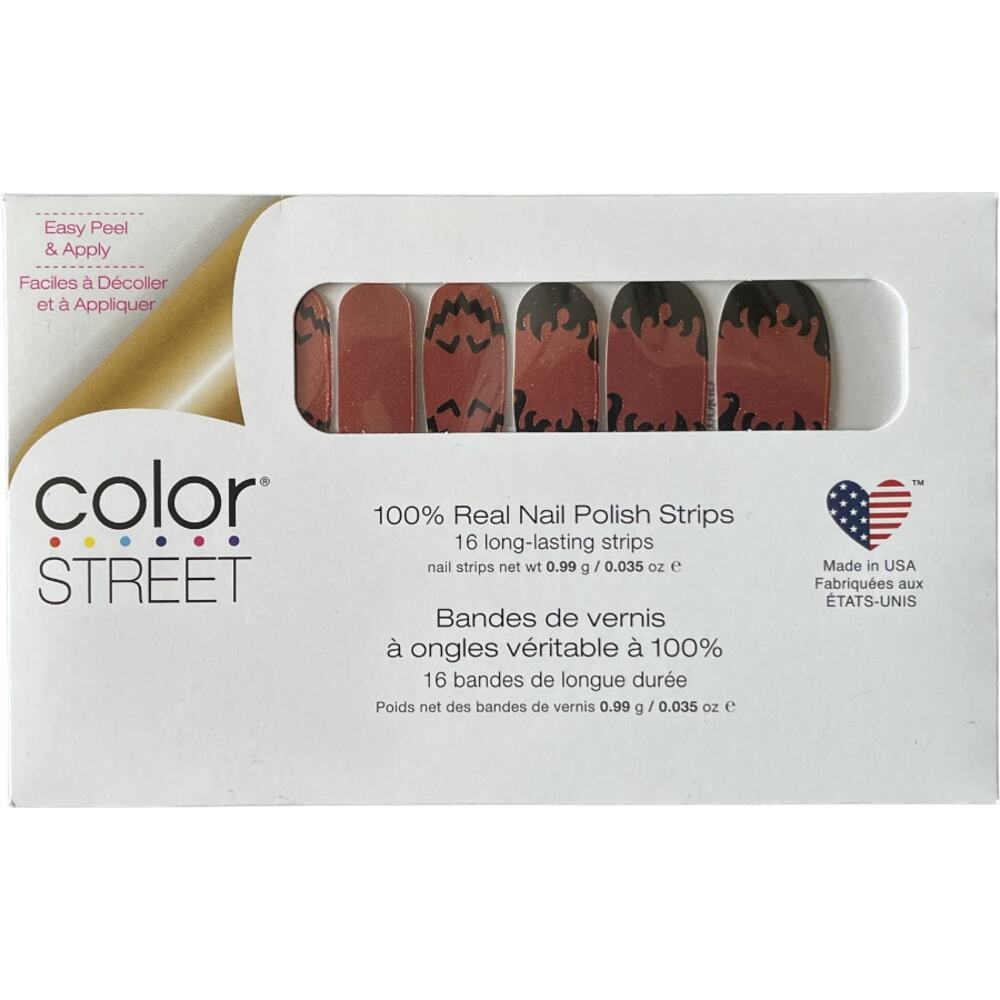 Color Street Hey Pumpkin Nail Polish Strips Halloween Jack O Lantern FDS580